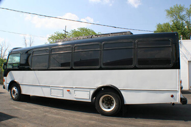 56 passenger charter buses to field trips or parties